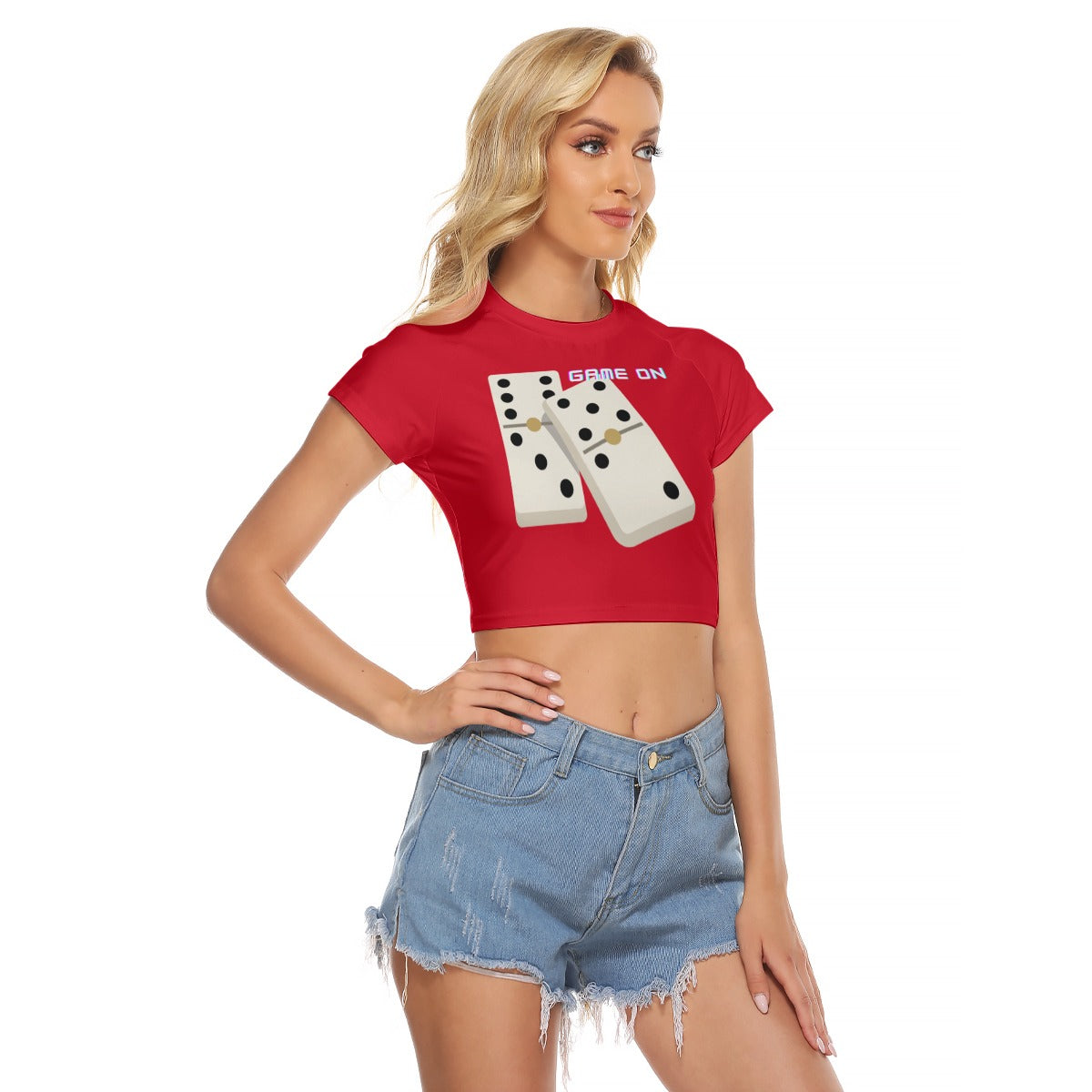 All-Over Print Women's Raglan Cropped T-shirt