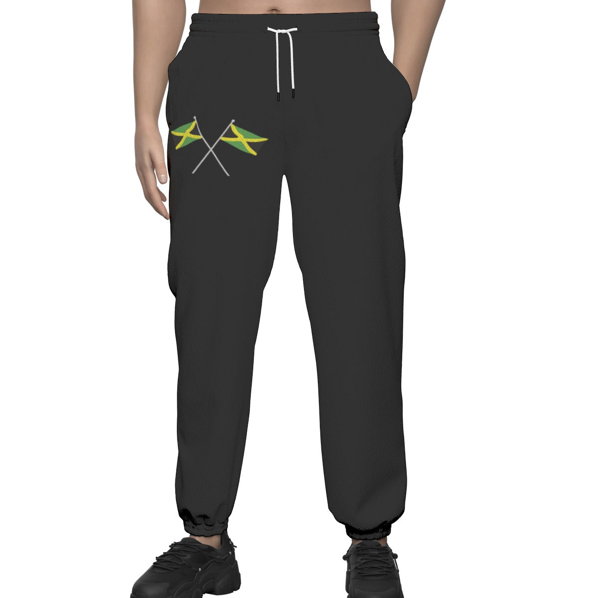 All-Over Print Unisex Textured Casual Pants