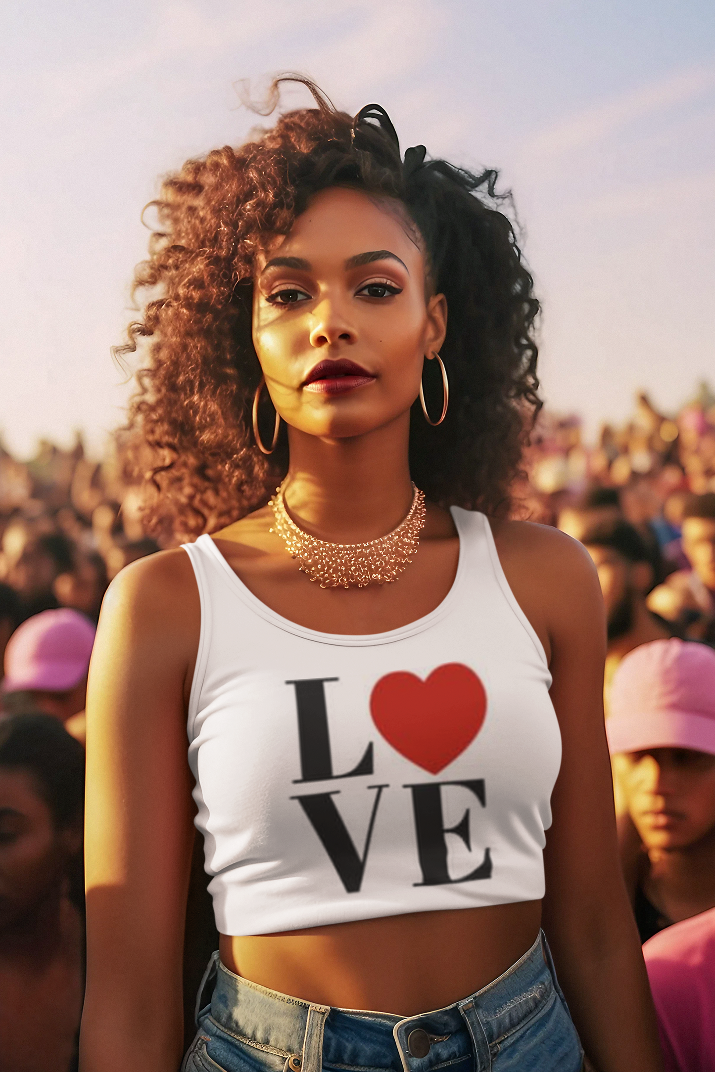 Valentine Love Crop-Tank