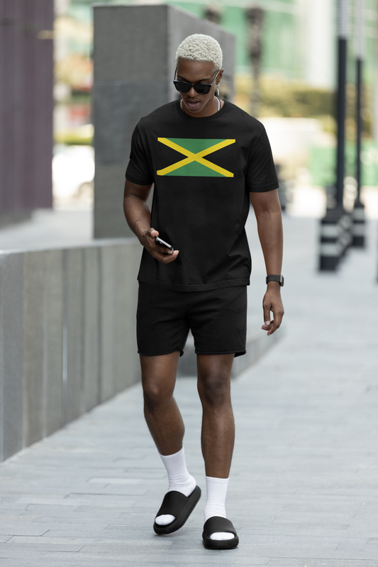 Men Jamaican Flag O-Neck Men T-Shirt