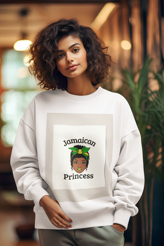 Jamaican Princess Women's Raglan Sleeve Female Sweatshirt