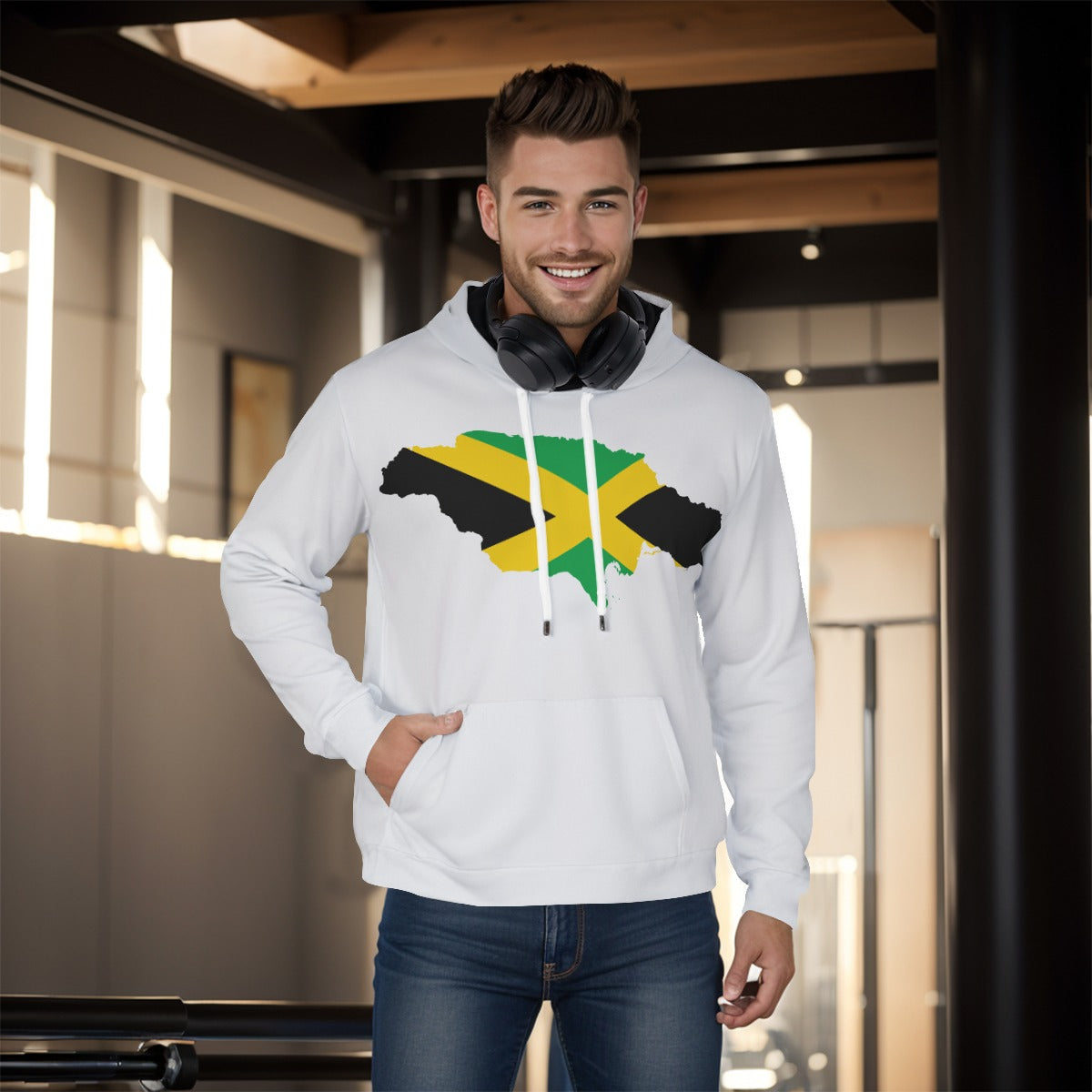 All-Over Print Men's Pullover Hoodie Men Sweatshirt