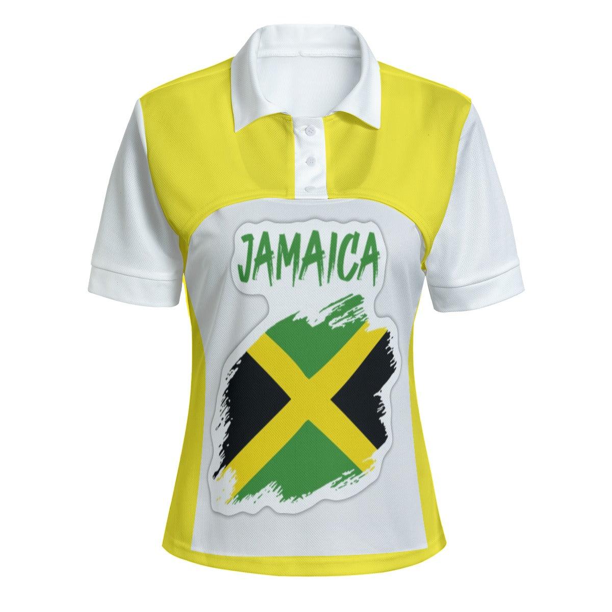 Jamaican flag Women Casual Two-piece POLO Female t-Shirt