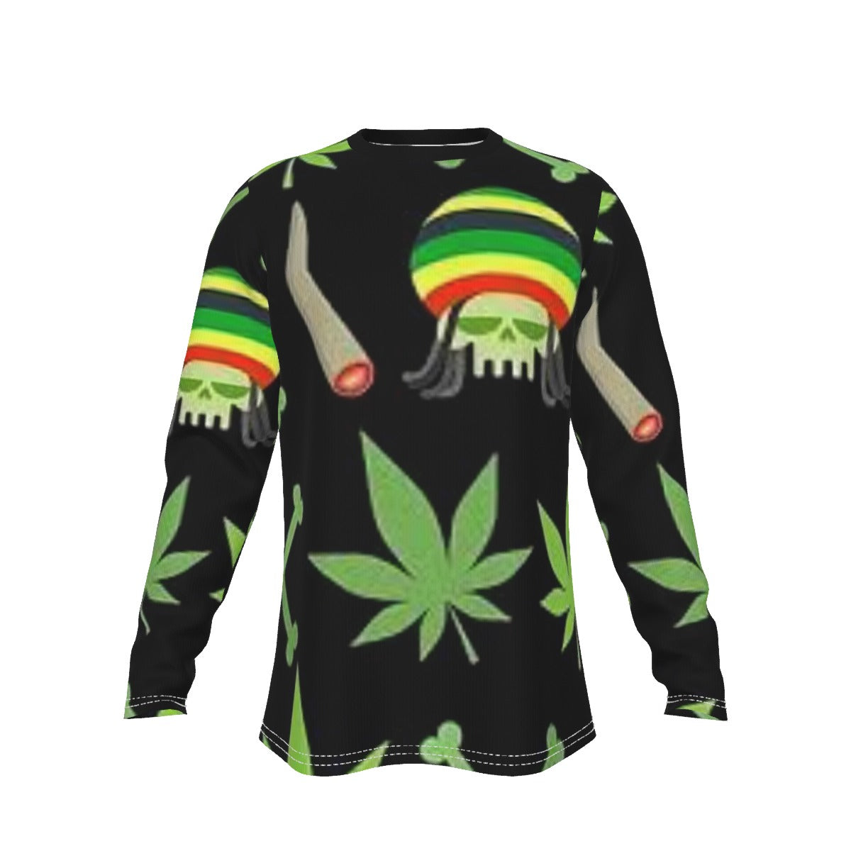 Rasta & Weed Men's Long Sleeve Men T-Shirt