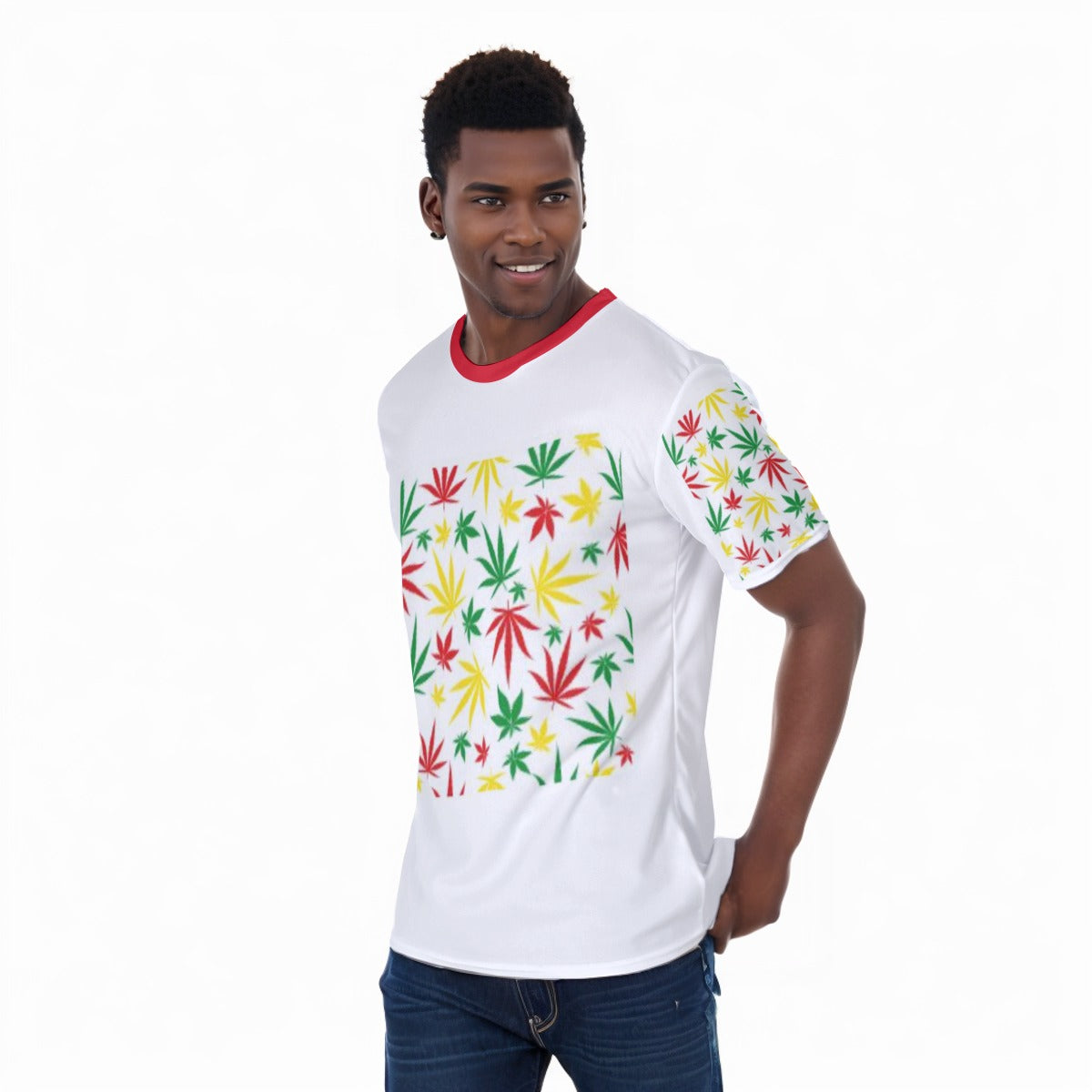 Weed All-Over Print Unisex men  T-Shirt|220GMS KPO03