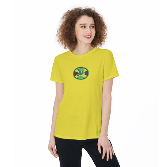 All-Over Print Round Neck Female T-Shirt