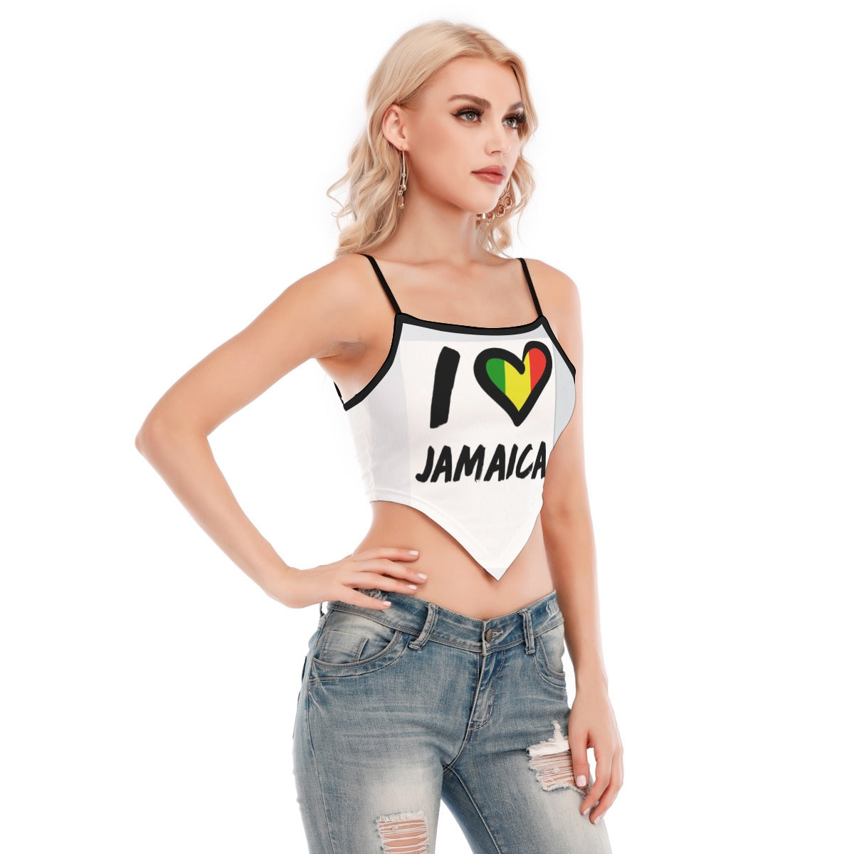 I Love Jamaica Women's Cami Tube Top