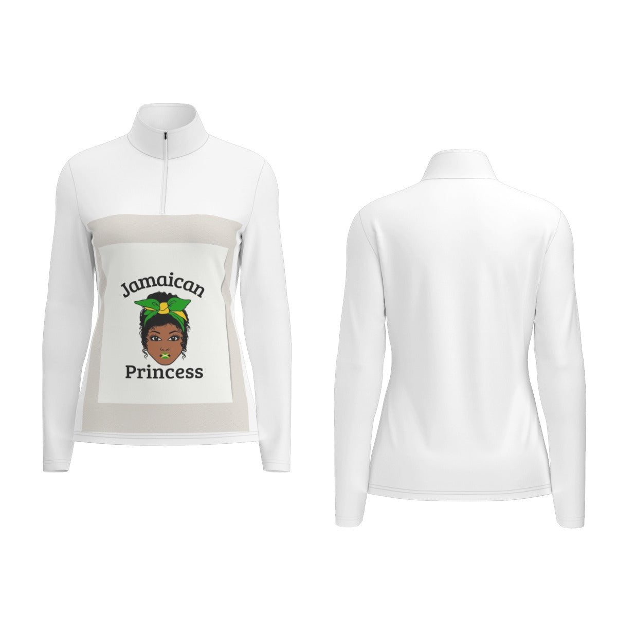 Jamaican princess Women's Long Sleeve female sweatshirt