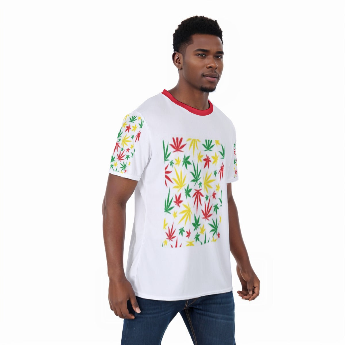 Weed All-Over Print Unisex men  T-Shirt|220GMS KPO03