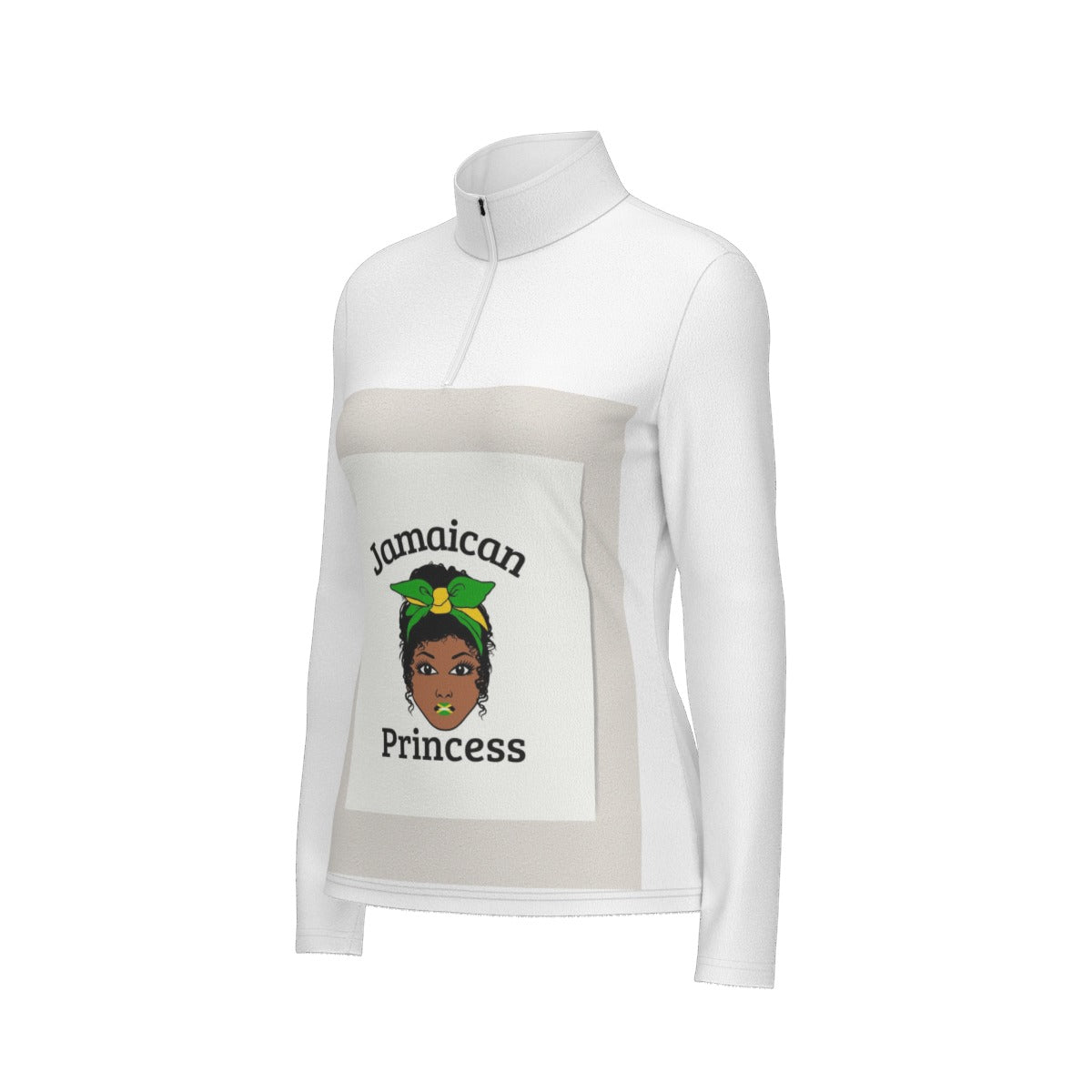 Jamaican princess Women's Long Sleeve female sweatshirt