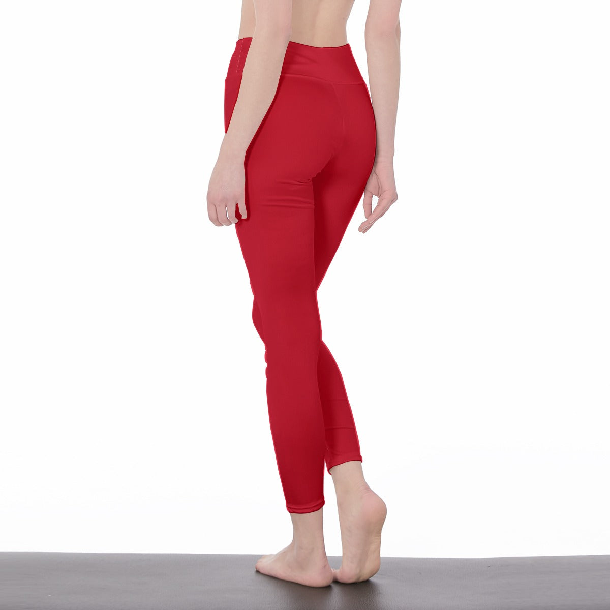 Valentine Women's High Waist Leggings | Side Stitch Closure