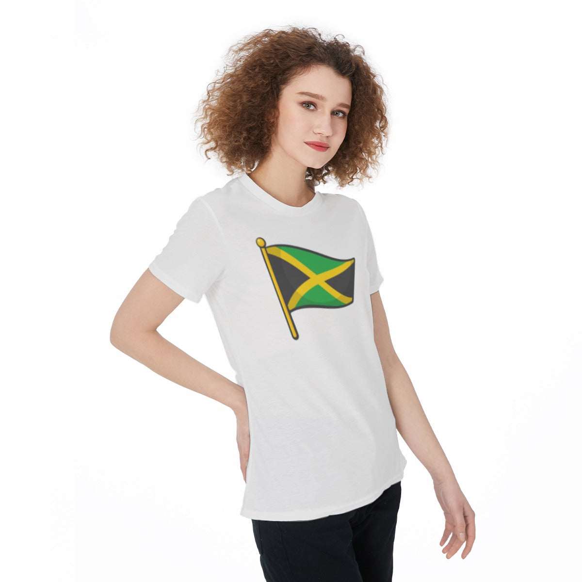 All-Over Print Round Neck  Female T-Shirt