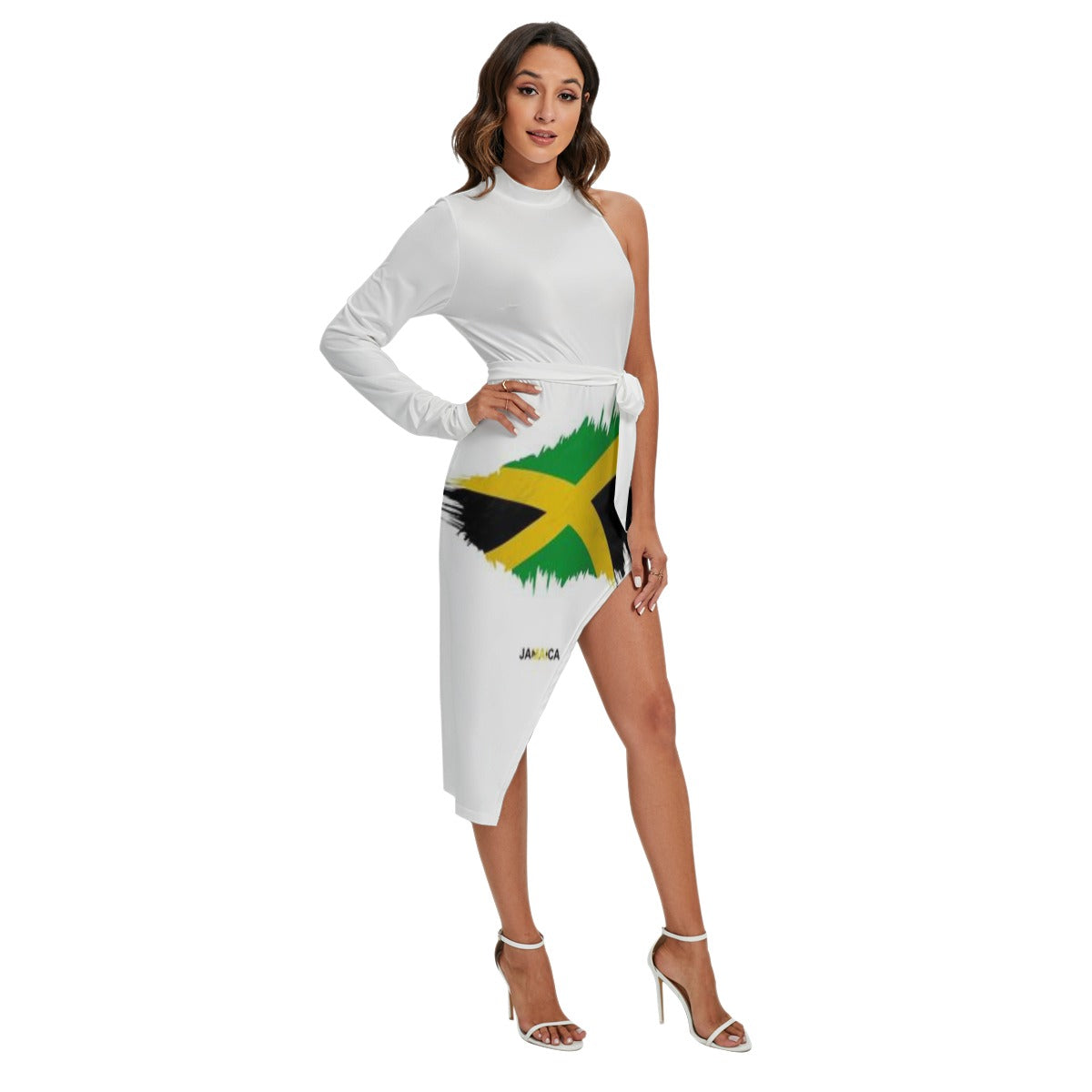 Jamaican Splash Women's Side Cutout Dress