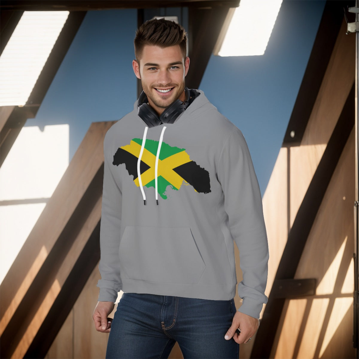 All-Over Print Men's Pullover Hoodie Men Sweatshirt