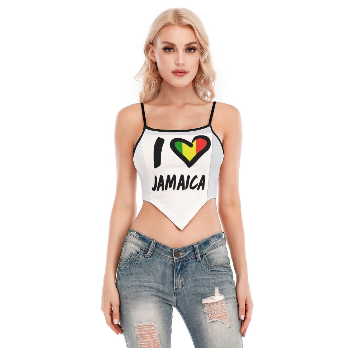 I Love Jamaica Women's Cami Tube Top