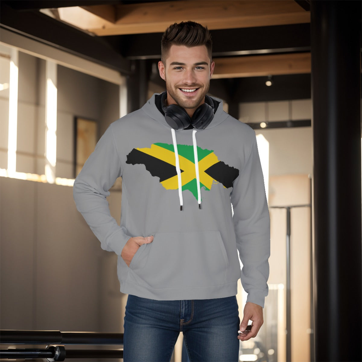 All-Over Print Men's Pullover Hoodie Men Sweatshirt