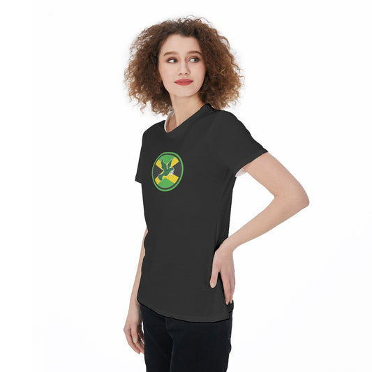 All-Over Print Round Neck Female T-Shirt