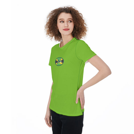 All-Over Print Round Neck Female T-Shirt