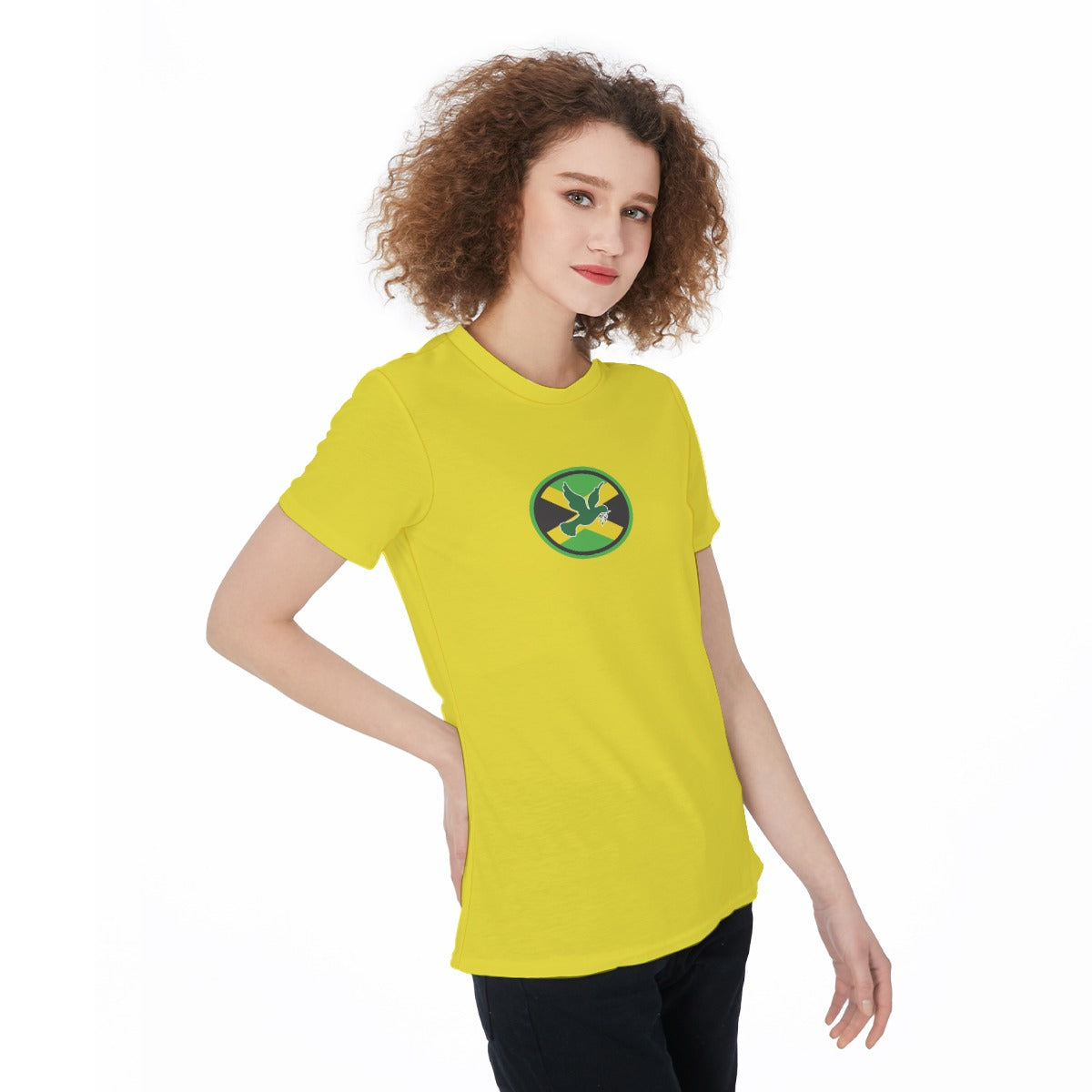 All-Over Print Round Neck Female T-Shirt