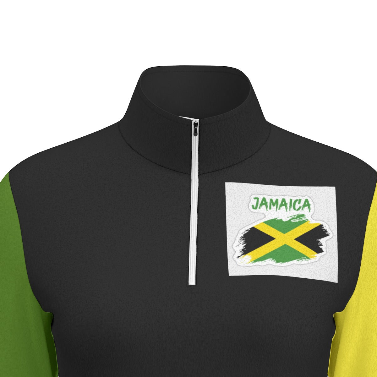 Jamaican flag Women's Long Sleeve female sweatshirt