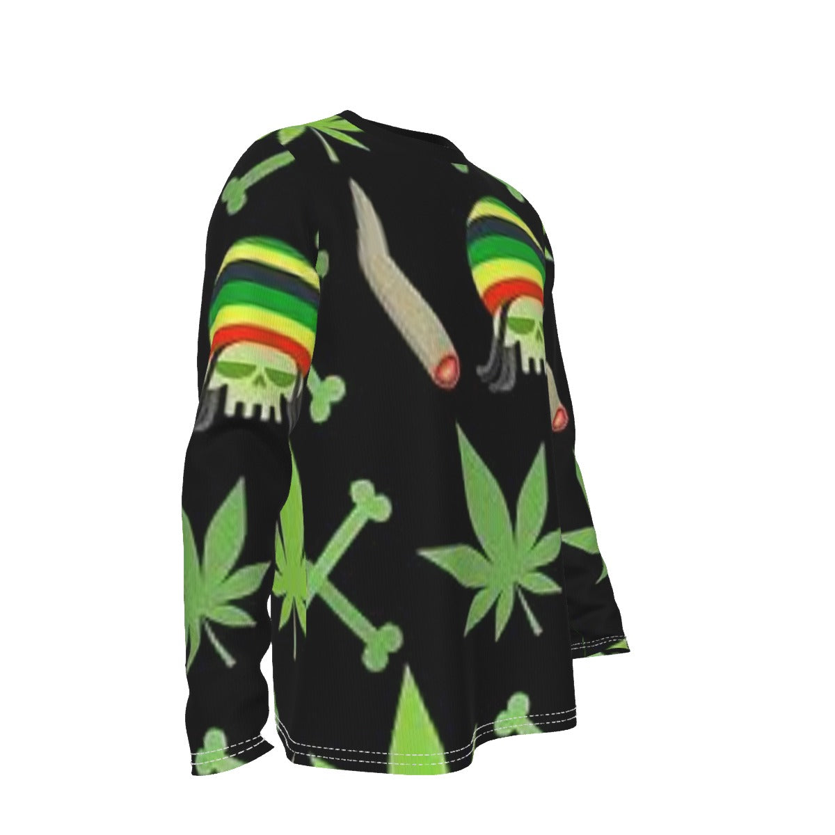 Rasta & Weed Men's Long Sleeve Men T-Shirt