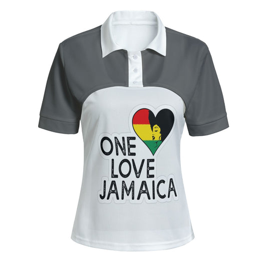 One love Women's Casual Two-piece POLO Female T- Shirt