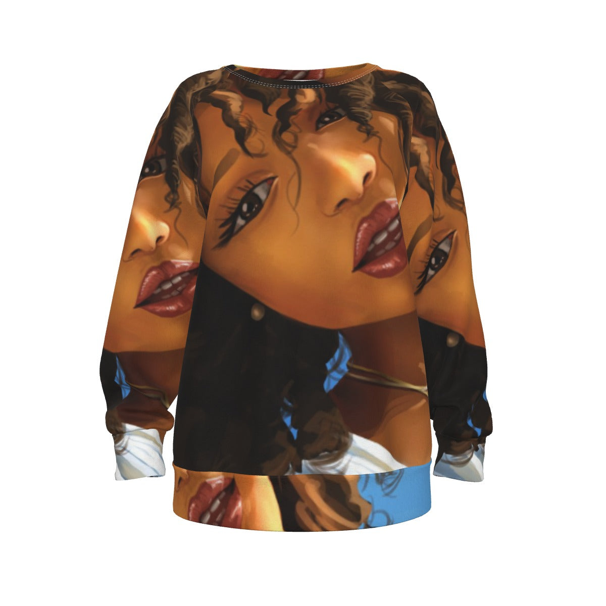 Jamaican Women's Raglan Sleeve female Sweatshirt