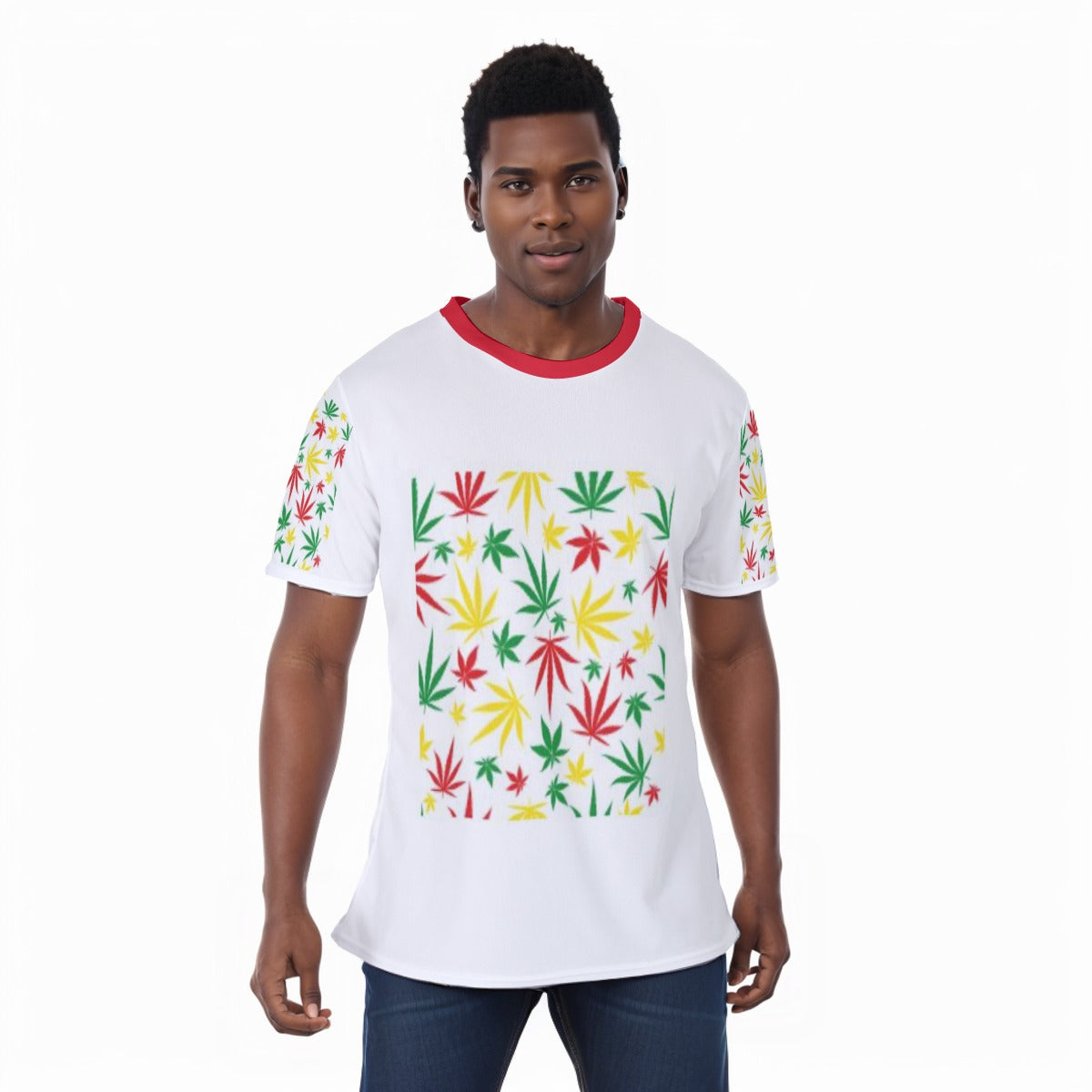 Weed All-Over Print Unisex men  T-Shirt|220GMS KPO03