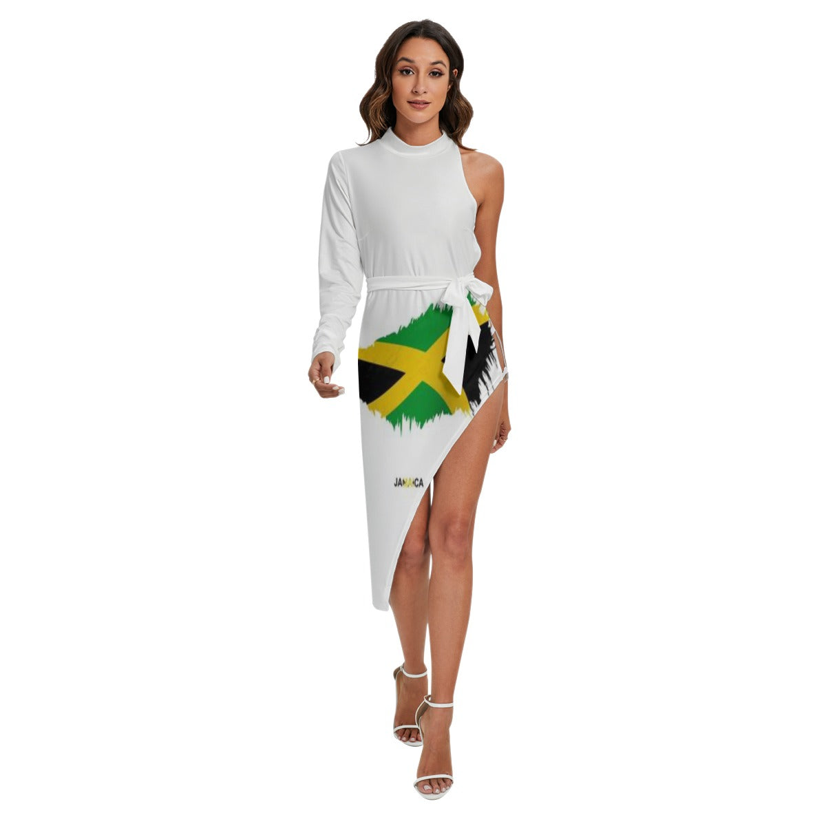 Jamaican Splash Women's Side Cutout Dress