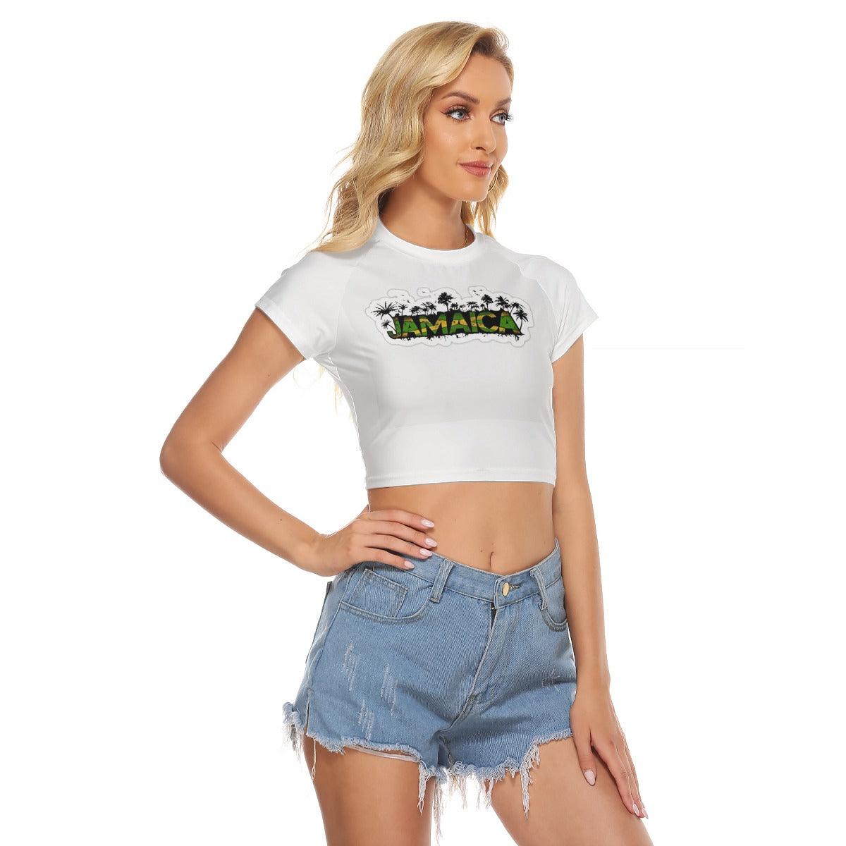 Raglan Cropped women Top