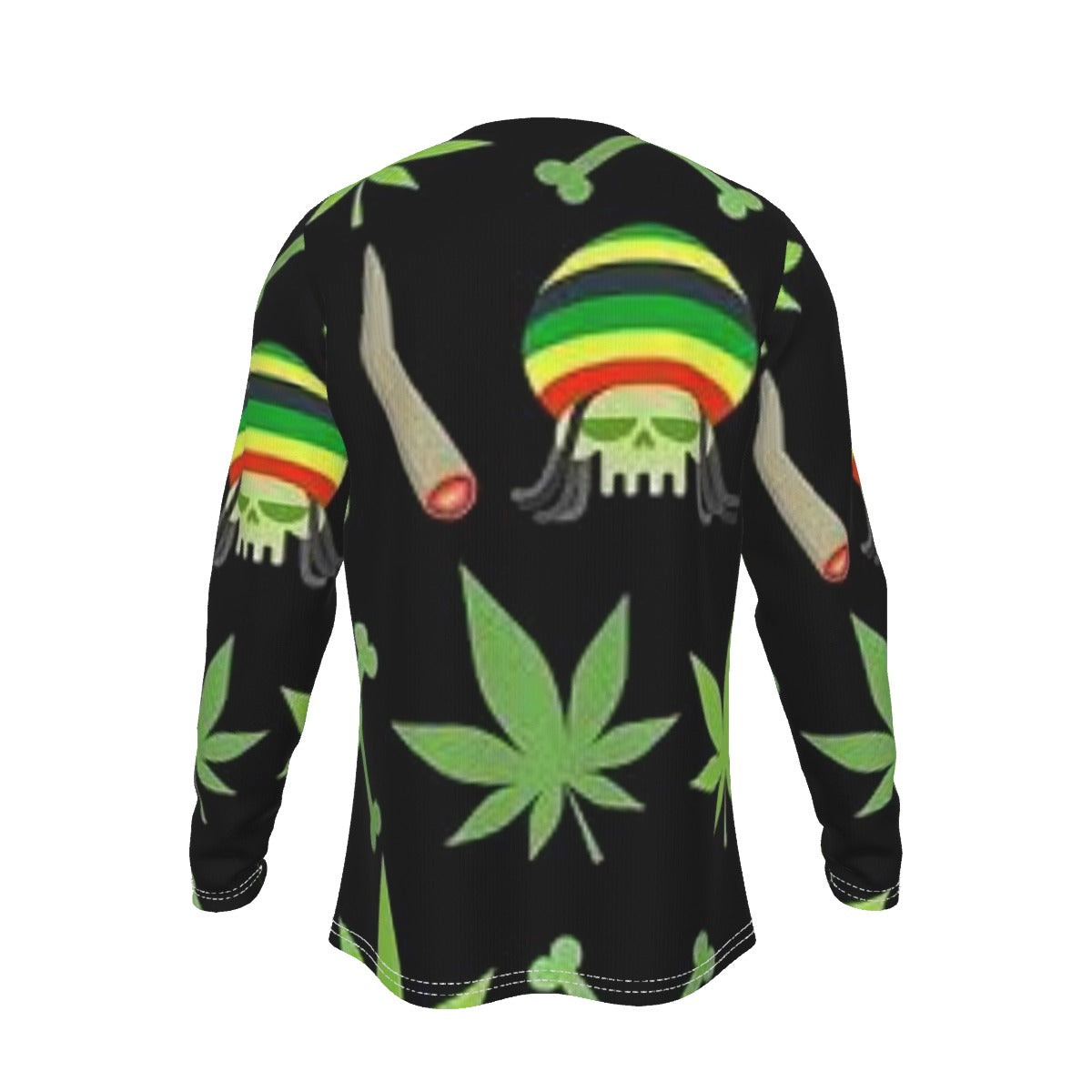 Rasta & Weed Men's Long Sleeve Men T-Shirt