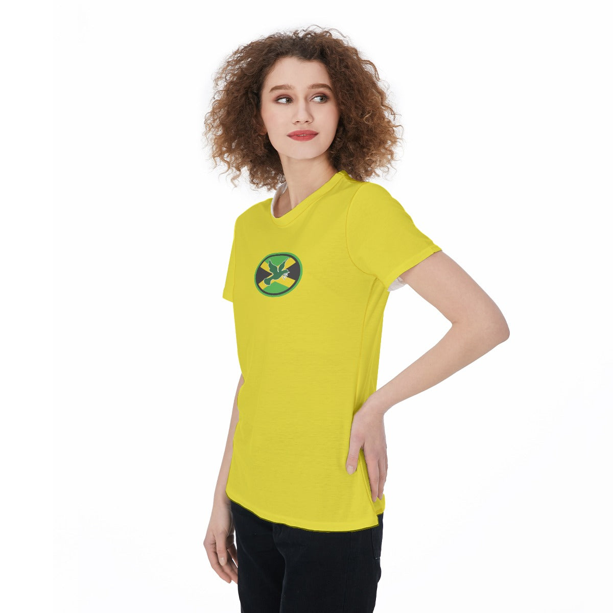 All-Over Print Round Neck Female T-Shirt