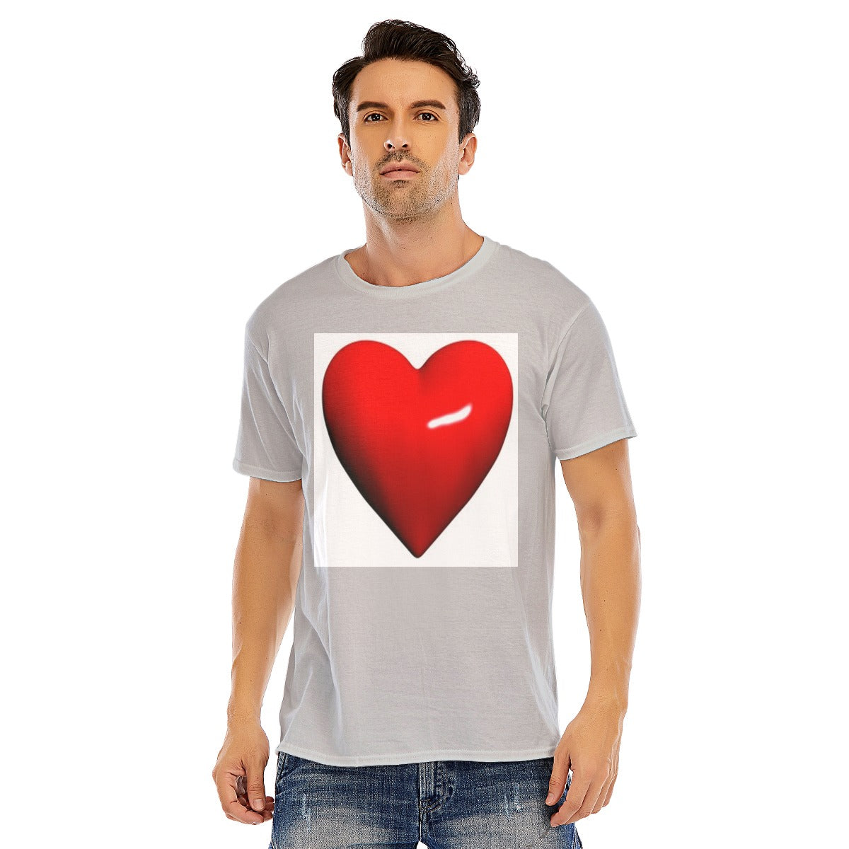 Valentine Men short sleeve T-shirt | 180GSM Cotton (DTF)