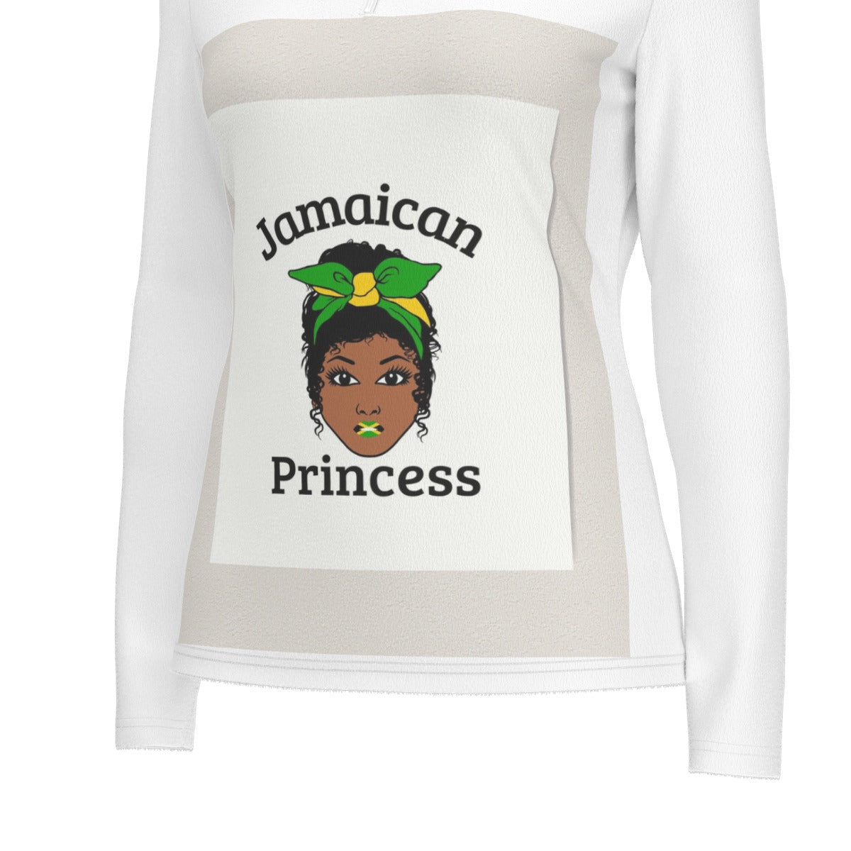 Jamaican princess Women's Long Sleeve female sweatshirt