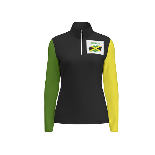 Jamaican flag Women's Long Sleeve female sweatshirt