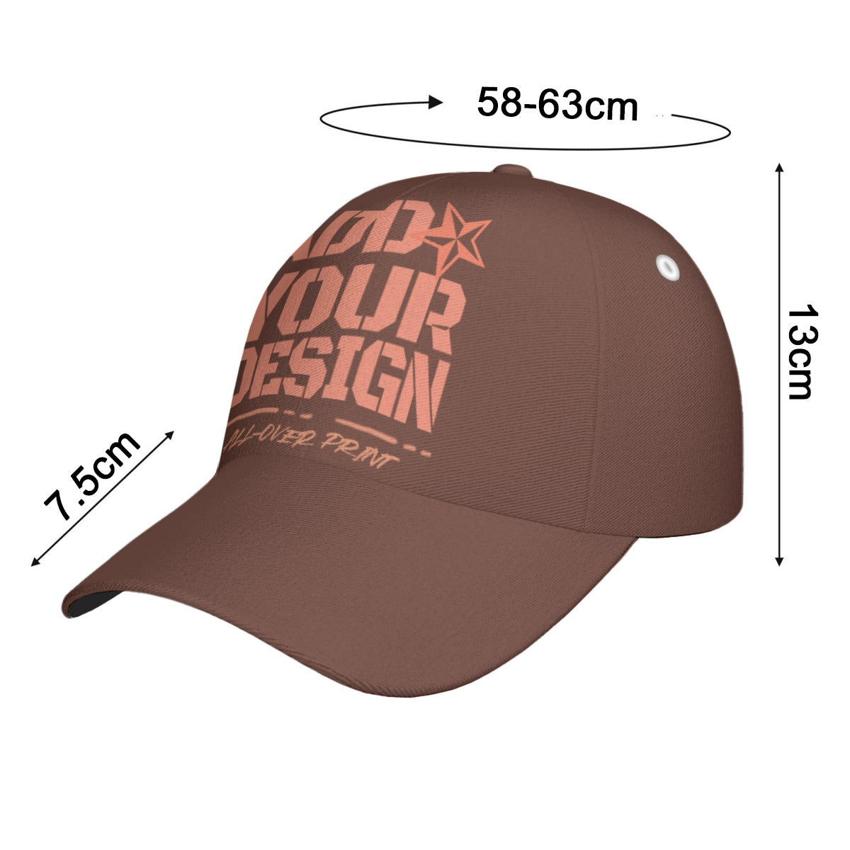 All-Over Print Peaked hat